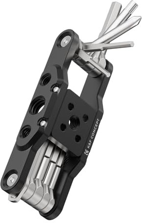 K&F Concept 10 en 1 Juego de Herramientas Foding Tool Set Multiherramienta para Cámara con Destornillador y Llave Inglesa,Juego de Herramientas Plegable para Cámara para Fotógrafos Universal