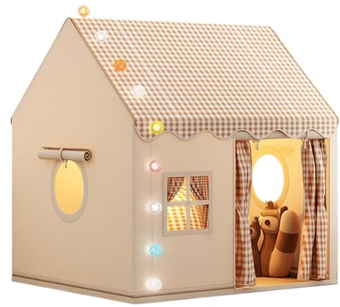 120 × 105 × 128 cm da gioco per bambini Casetta per bambini per interni Casa di gioco per bambini Casa di gioco al coperto grande spazio per tutti i piccoli confortevole