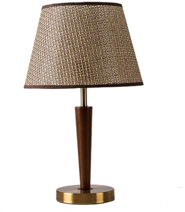Sängbordslampor, Retro brun bordslampa med E26-sockel
