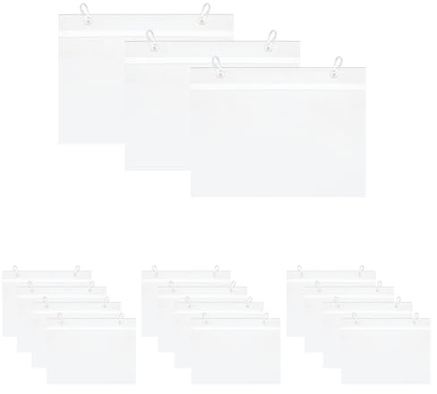 WYAN 15pz Porta Prezzi per Negozio Mensole, A6 Trasparente Supporto, Etichette per mensole, Porta Etichette Trasparente 15 x 12.2cm per scaffali, panetterie, negozi di alimentari(Formato Orizzontale)
