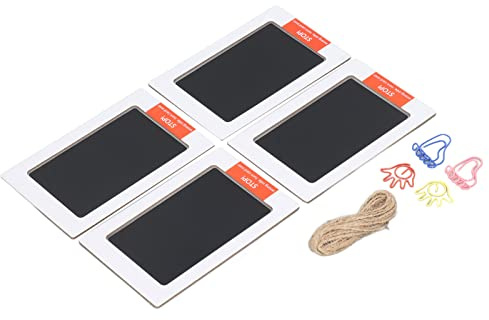 BONKZEBU Baby Touch Ink Pad Safe Clean Snabbtorkande för Nyfödda Handprint Footprint Kit, Ny Present Till Nyblivna Föräldrar, 4 St Spädbarnshandfotstämpel i Svart (Handfotstillbehör)