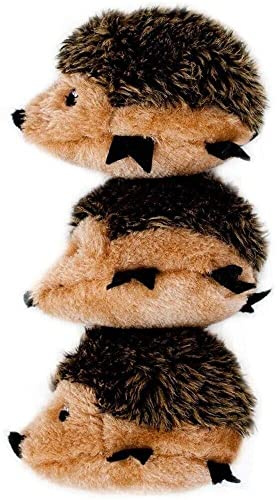 ZippyPaws Burrow Replacement Miniz - Interactive Dog & Puppy Toys for Boredom, Stimulating Pet Products to Keep Them Busy, Plush Refills for Hide & Seek Puzzle, Squeaky Toy for Enrichment - Hedgehogs