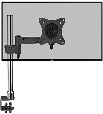 RICOO Monitor Halterung 1 Monitor TS2211 Halter für 13-32 Zoll höhenverstellbar Bildschirmhalterung Arme schwenkbar neigbar Monitorhalter Bildschirm Arm Tischhalterung VESA 75 & 100