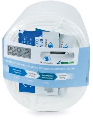 Desinfektionstücher Dr. Schumacher ECO Wipes 32 x 30 cm Packung mit 3 Rollen je 100 Tücher, ohne Eimer
