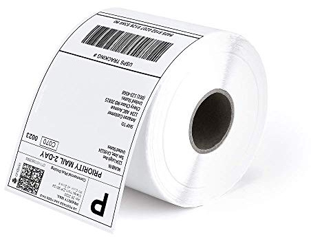 MUNBYN 4x6 Direct Thermal Roll Shipping Labels 500 Pics for Address Mailing Postage USPS UPS FedEx Amazon Ebay Shipping Labels, Commercial Grade