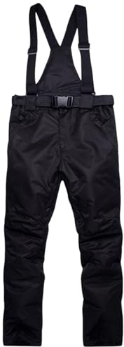 Beokeuioe Pantalon de ski pour homme - Pantalon à bretelles - Pantalon de snowboard - Imperméable - Chaud - Bretelles amovibles - Pantalon thermique - Pantalon de randonnée - Pantalon de ski - Unisexe