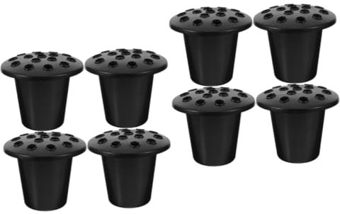 YARNOW Lot de 2 Vases de Cimetière à Base Stable pour Décorations Commémoratives 4 Pièces