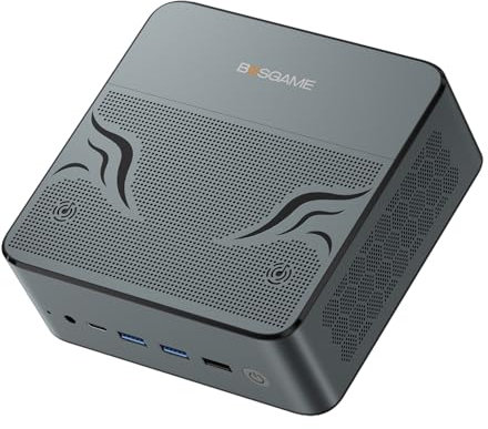 BOSGAME M2 Gaming Mini PC Ryzen 9 7940HS (8C/16T,Max 5.2GHz), 32GB DDR5 1TB NVMe SSD Mini Desktop PC, Dual 2.5G LAN, Quad Display, OCulink, Wi-Fi 6E&BT5.2