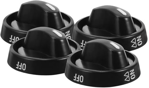 DOITOOL Replacement Cooking Stove Knobs Universal Gas Stove Knobs 4 Pcs Convenient Sturdy with Simple Design