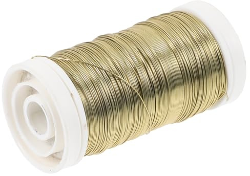 TEHAUX Attaches De Jardin En Fer Doré 2 Rouleaux Réutilisables Pour Fixation De Plantes Vignes Et Fleurs Outil Polyvalent Pour Jardinage Et Arrangement Floral