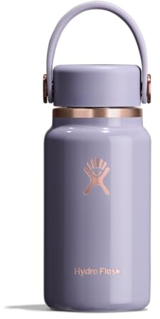 Hydro Flask Micro Bottle - Insulated Mini Leak Proof Flask for Purse or Pocket in 6.7 Oz Vapor Rose Gold