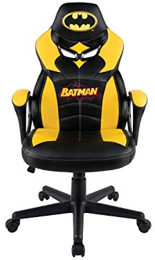 Subsonic Batman Siège Gamer Junior/Chaise de Bureau Licence Officielle DC Comics SA5573-B1