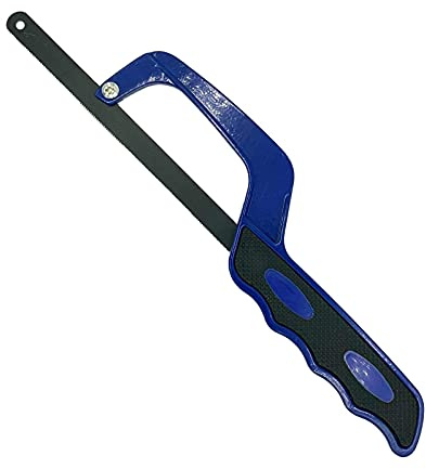 FEENIX 21010 Metal Mini Hacksaw Frame - Includes Bi-Metal 10 Hacksaw Blade (1 Pack)