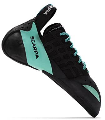 Scarpa Instinct WMN, Kletterschuhe, Black-Aqua FJW.,
