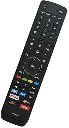 EN3R39S Remote Control Replacement for Sharp Smart TV