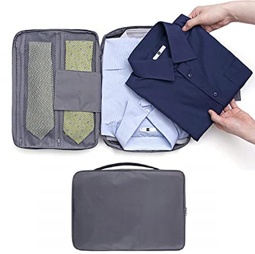 XPEX Organizador Maleta,Bolsas organizadoras Maleta,Bolsas organizadoras Viaje,portacamisas Viaje, pequeño y liviano, Mantener la Ropa ordenada, para Viajes de Negocios, Viajes Largos, Unisex