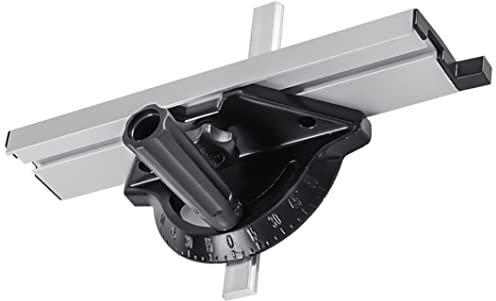 Miter Gauge Adjustable Table Saw Fence Aluminum Alloy Table Saw Sled Wear-Resistant Table Saw Miter Gauge for Table Saw Black, Table Saw Accessories