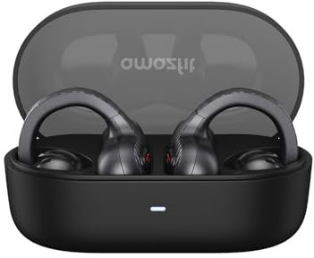 Amazfit Up OWS - Auriculares Bluetooth 5.3, Auriculares inalámbricos de oído Abierto con Control táctil fácil, IPX 4, Resistente al Agua, reducción de Ruido de Fondo AI, Auriculares compatibles con