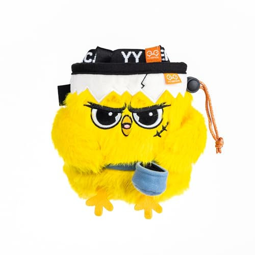 YY Vertical Chick Rock Climbing Chalk Bag, Perfect for Both Adults and Kids, Chalk Bag for Bouldering, Cute Chalkbag for Mountain Lovers, Chalk Pouch
