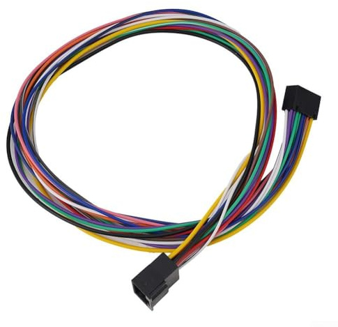 Cavo di prolunga per autoradio ISO a 16 pin, 40 cm, progettato per lettore Android, compatibile con sistemi audio del veicolo