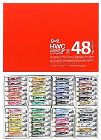 48 färg set Holbein transparent vattenfärger (japan import)