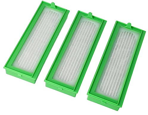 vhbw Set de 3x filtro aspiradora compatible con Vorwerk Kobold VR200, VR-200, VR300, VR-300 aspiradora - Filtro HEPA para alergias
