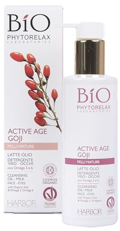 HARBOR Goji Leche Limpiadora Aceite Nutritivo Ojos Frente A 200 Ml