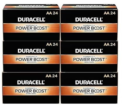DURACELL MN1500BKD CopperTop Alkaline Batteries, AA, 144/CT