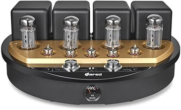 Dared Push-Pull Integrated Stereo Tube Amplifier Valve Amplifier DV-100,RCA Inputs, with Speaker Output and Subwoofer Output, Output Power 45Watts x2, Tubes:6L6Gx4, 12AX7x5