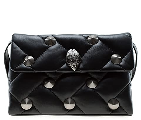Kurt Geiger Bolso bandolera acolchado London, Negro