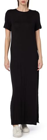 PIECES PCSOFIA Maxi T-Shirt Dress NOOS BC, Schwarz,M