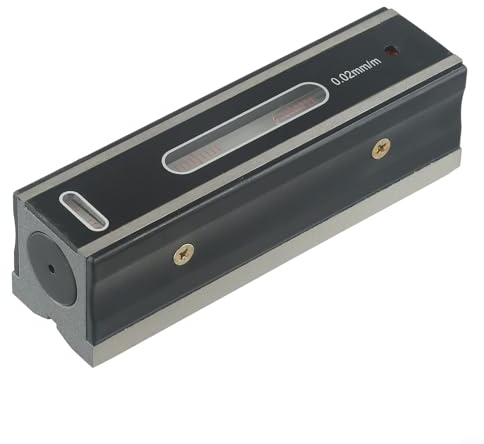 Professionelles Präzisions-Wasserwaage, 100/150/200 mm Wolframstahl-Messwerkzeug, Präzisionsgeschliffene Basis für präzises Nivellieren (150 mm)