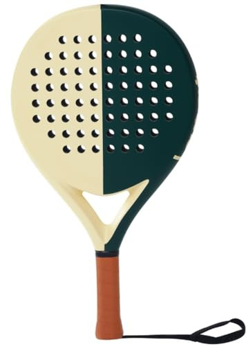 LAPAT Padelschläger mit Abdecktasche, Carbon-Oberfläche mit EVA-Memory-Schaum, Paddel-Tennisschläger leicht