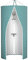 Umkleidekabine Outdoor, Duschzelt Camping, Mobile Umkleidekabine, Duschvorhangstange Rund, Duschvorhang Camping, Duschvorhang Rundbogen, Umkleidekabine Garten, Camping Duschkabine(Pfauenblau,80cmx200c