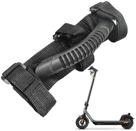 Cinghia per scooter elettrico, maniglia per il trasporto di scooter elettrico con stampa vista, nera, fascia per il trasporto di scooter elettrico, cintura antiscivolo per scooter, accessori per