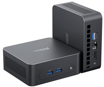 Docooler Leistungsstarker Mini-Computer Tragbarer Mini-PC mit N100 16 GB DDR4 512 GB 4K Dual Display Dual Band WiFi-Unterstützung Büro- und Heimgebrauch