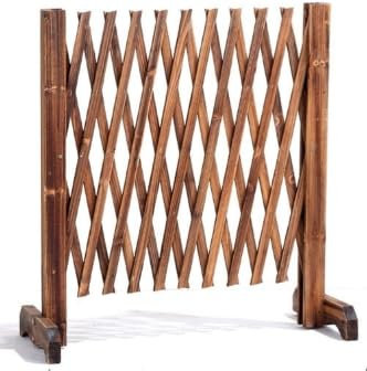 Outdoor Climbing Plant Freestanding Trellis Wooden Garden Lattice Fence/Christmas Tree Fence Fence Screen