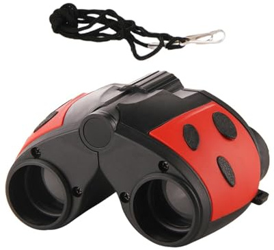 QUILSTM Kids Binoculars Toy Fun Adventure Binoculars for Exploring Nature and Turning Every Walk Into Discovery Educational High Resolution Shockproof Gift