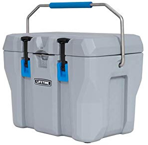 Lifetime Kühlbox Premium | 27 L | Grau | bis 5 Tage Kühlleistung | mit Tragegriff | Flaschenöffner | rutschfest | robust & wetterfest | Passive Kühlbox | ideal für Camping & Outdoor