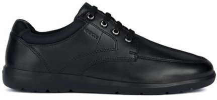 Geox U Leitan A, Moccasin Uomo, Nero, 42 EU