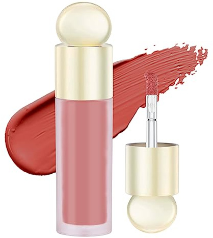 LOPHE Liquid Blush FöR Kinderna, Soft Cream Liquid Blush Stick Naturlig Matt, Naturligt Utseende Ansikte Cheek Tint Blush Makeup, LåNgvarig Blendable Fuktgivande Beauty Makeup FöR Kinder (7,7 Ml)