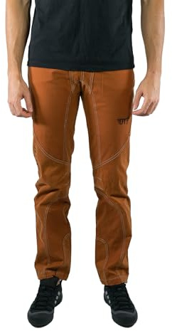 Jeanstrack Garbi Pantalón de Escalada y Trekking para Hombre (L, Clay)