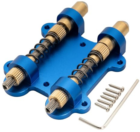 Musiclily Ultra Colorful Series Dubbel Tremolo Stopper Stabilizer för Stratasvaj Elgitarr, Blå