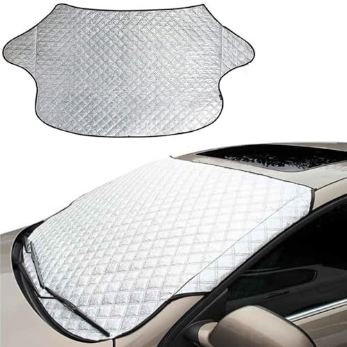 AAXgy Cubierta Robusta para Parabrisas contra Nieve Y Escarcha para VW Golf 2012-2022 2023 2024 2025, Manta Anti-Hielo Plegable Gruesa, Protector Frontal De Invierno Fácil De Guardar