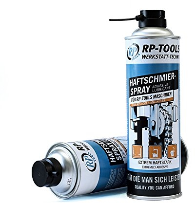 Spray Hochleistungs Haftschmierspray - 500ml - RP-TOOLS - speziell für Hebebühnen Montagemaschinen.