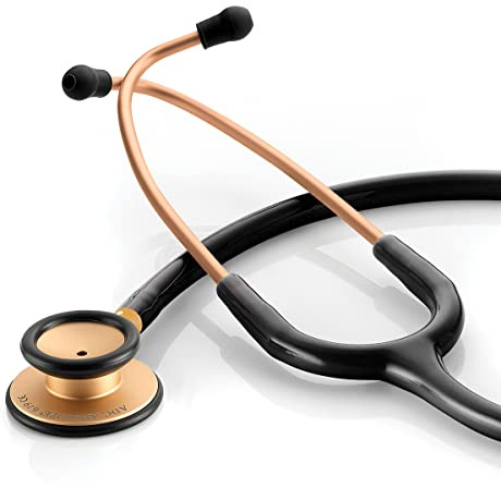ADC Adscope 619 - Ultra-lite Clinical Stethoscope - Rose Gold/Black