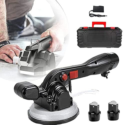 Piastrellista, Martello per Piastrelle in Gomma Vibrante | Ventose a Ventosa in Alluminio Portata 100kg | per Rendere Più Facile La Piastrellatura, per Piastrelle e Rivestimenti,Twolithiumbatteries