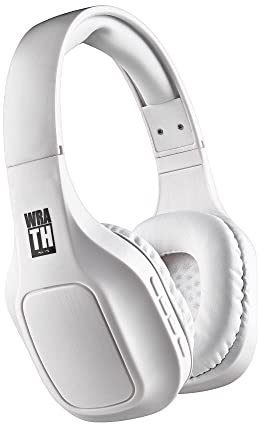 NGS ARTICA Wrath White - Auriculares Supraaurales Inalámbricos, Compatibles con Tecnología Bluetooth, Micrófono Incorporado, 10h de Batería, Color Blanco