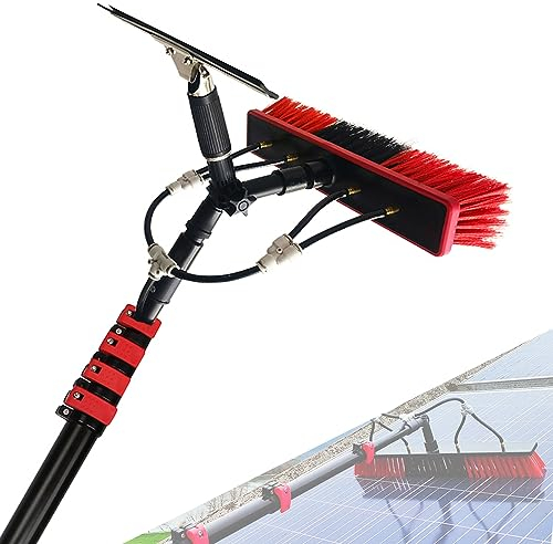 Kit professionale per pulizia vetri ad acqua, lavavetri con lavavetri e spazzola telescopica per camion e roulotte, kit per la pulizia dei vetri delle finestre, attrezzatura per lavaggio elettrico,