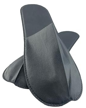 PRESENT-MORE - Pantofole Ospiti Modello TNT 250 Paia - Ciabatte Ospiti Chiuse Misura 29cm - Colore Nero - Ideale per Hotel e B&B